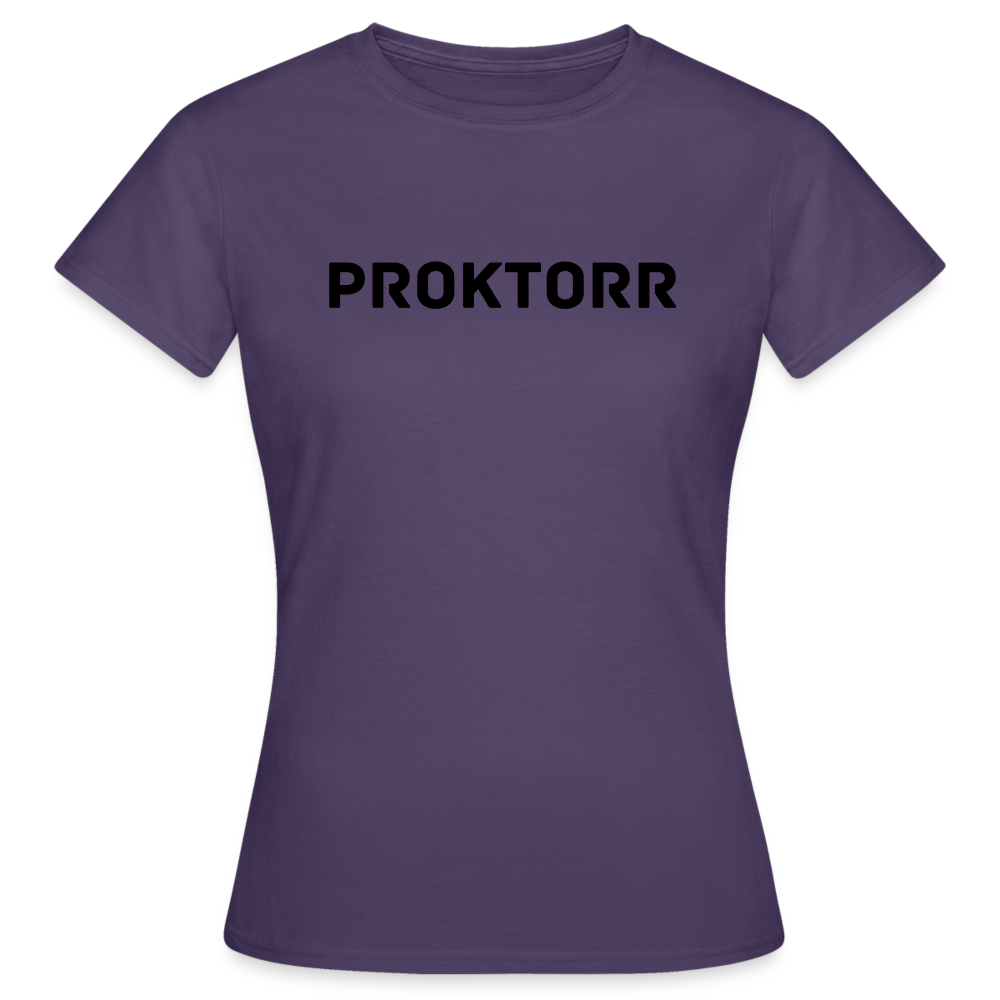 T-shirt PROKTORR (logo blanc) - violet foncé