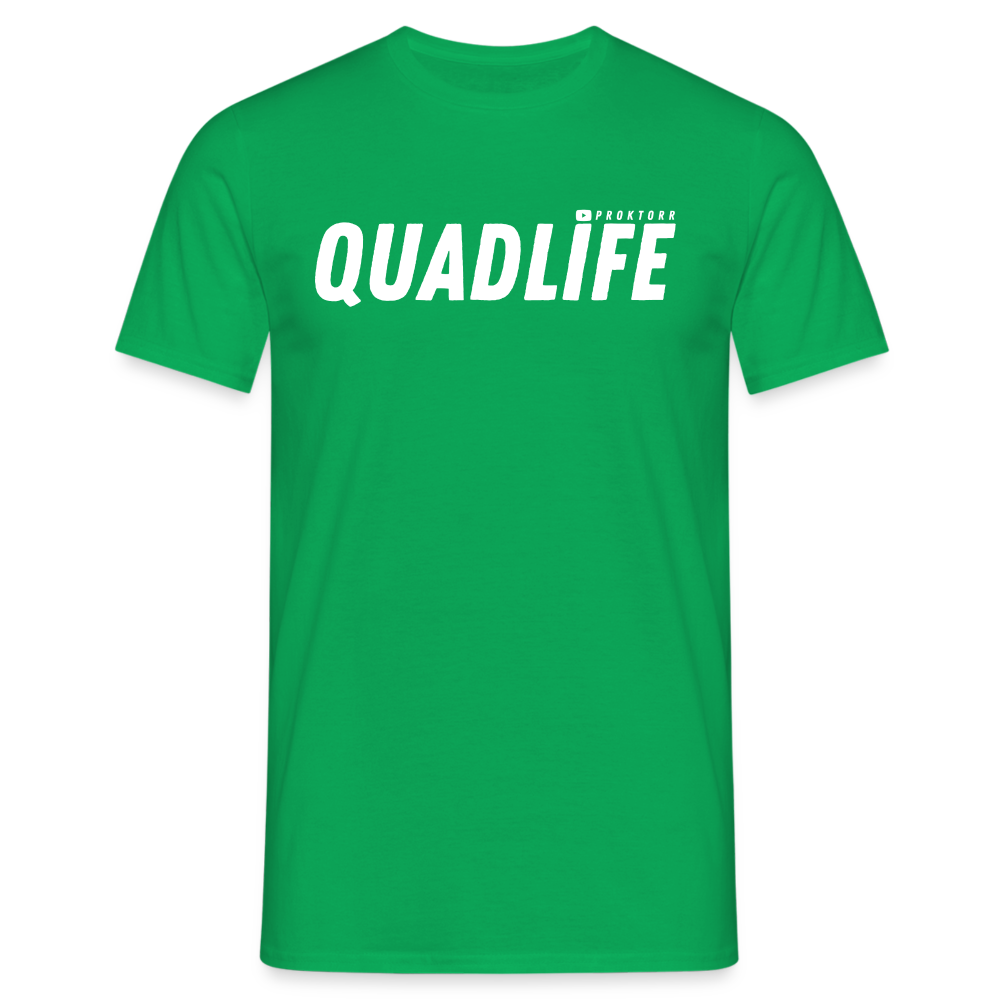 T-shirt QUADLIFE (logo blanc) - vert