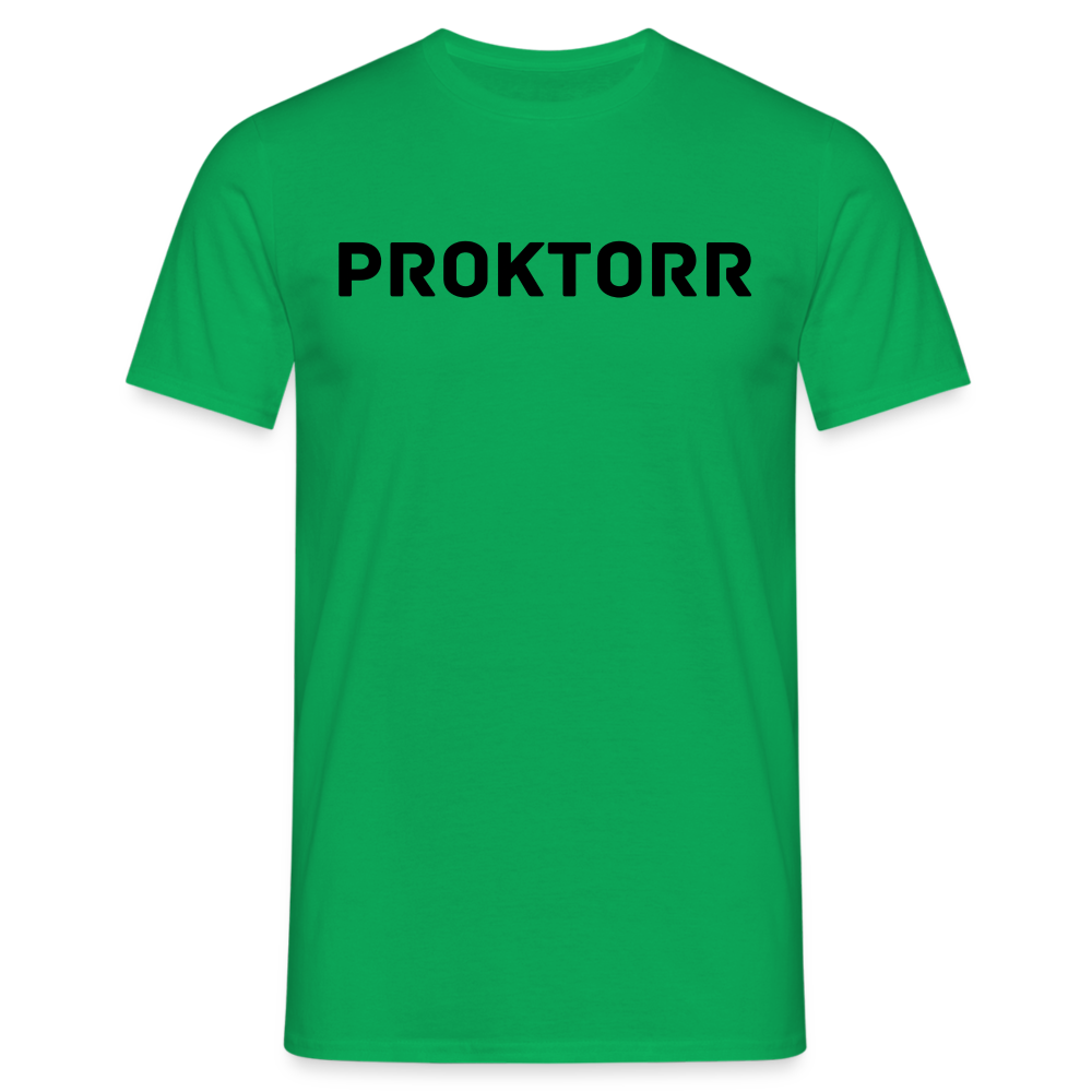 T-shirt PROKTORR (logo noir) - vert